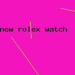 new rolex watch