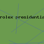 rolex presidential