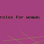 rolex for woman