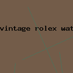 vintage rolex watch