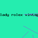 lady rolex vintage watch