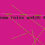 new rolex watch for sale