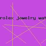 rolex jewelry watch