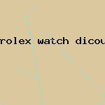 rolex watch dicount prices