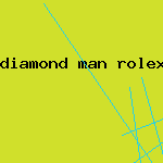 diamond man rolex watch