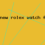 new rolex watch for sale