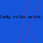 lady rolex wrist watch