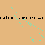 rolex jewelry watch