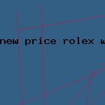 new price rolex watch