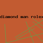 diamond man rolex watch