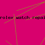 rolex watch repair