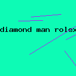 diamond man rolex watch