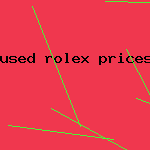 used rolex prices