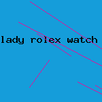 lady rolex watch