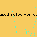 used rolex for sale