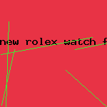 new rolex watch for sale