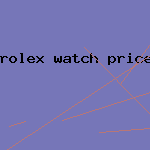 rolex watch prices