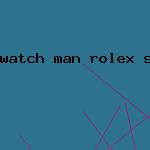 watch man rolex submariner