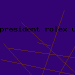 president rolex used