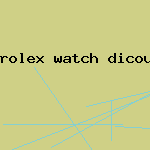 rolex watch dicount prices