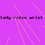 lady rolex wrist watch