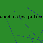 used rolex prices