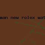 man new rolex watch