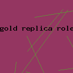 gold replica rolex solid