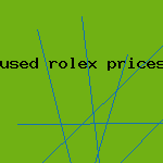 used rolex prices