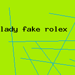 lady fake rolex