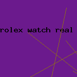 rolex watch real or fake