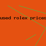 used rolex prices