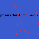 president rolex used