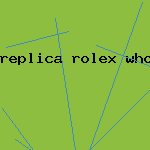 replica rolex wholesale