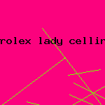 rolex lady cellini