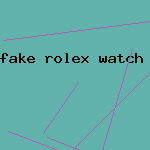 fake rolex watch