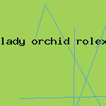 lady orchid rolex