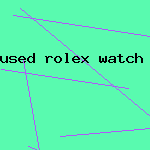 used rolex watch for sale