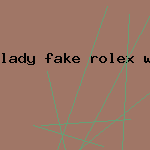 lady fake rolex watch