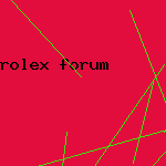 rolex forum