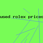 used rolex prices