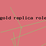 gold replica rolex solid