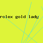 rolex gold lady