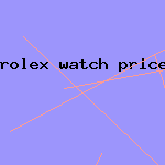 rolex watch prices