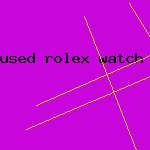 used rolex watch for sale