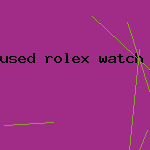 used rolex watch