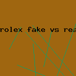 rolex fake vs real