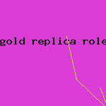 gold replica rolex solid