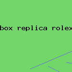 box replica rolex