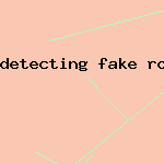 detecting fake rolex